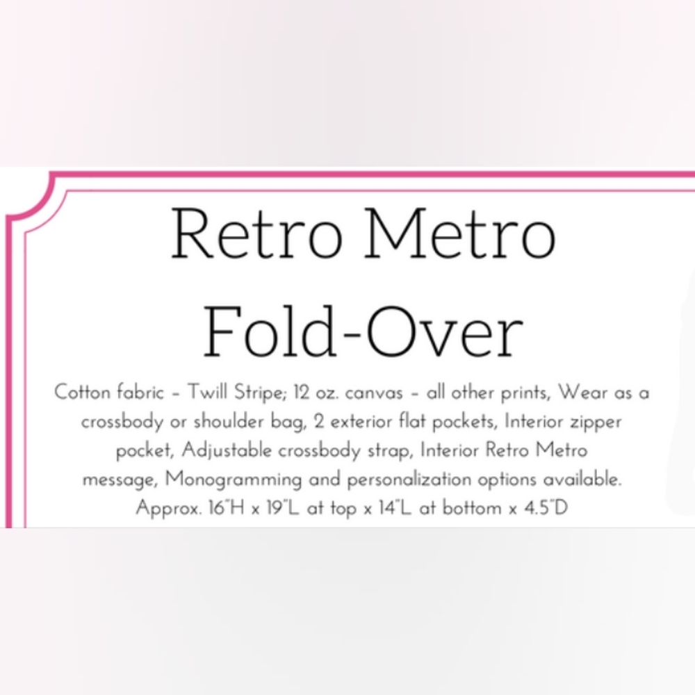 Thirty-one Retro Metro Fold-Over - Picture 3 of 3